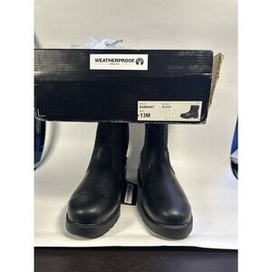 Weatherproof Rampart Mens Size 13 Waterproof Boots Black Thinsulate Insulated